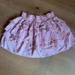 Love Shack Fancy Girls 3 tier skirt 12 youth